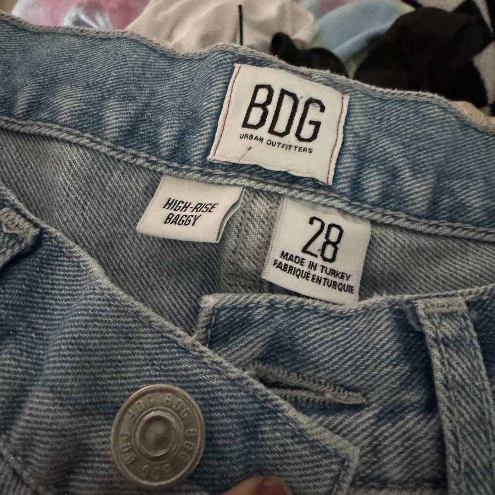 BDG Light Blue Straight Leg Women's Jeans - Picture 2 of 2